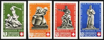 Stamps: B8-B11 - 1940 Federal celebration block I