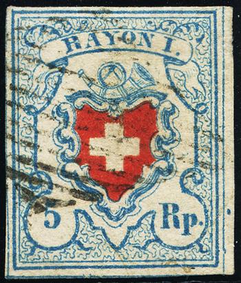 Briefmarken: 17II-T32 C1-LO - 1851 Rayon I, ohne Kreuzeinfassung