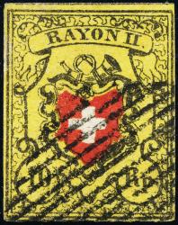 Briefmarken: 16II-T11 D-LO - 1850 Rayon II ohne Kreuzeinfassung
