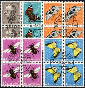 Thumb-1: J133-J137 - 1950, Portrait of T. Sprecher von Bernegg and pictures of insects