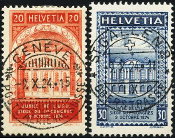 Stamps: 167-168 - 1924 50 years of the Universal Postal Union