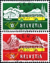 Thumb-1: 314-315 - 1953, Special stamps Alpine Post