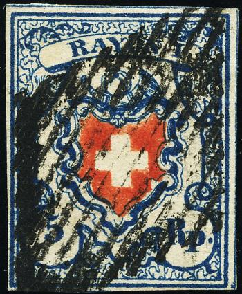 Briefmarken: 17II-T16 B1-RO - 1851 Rayon I, ohne Kreuzeinfassung