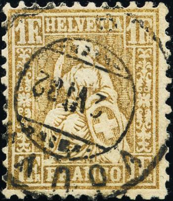 Briefmarken: 52 - 1881 Faserpapier