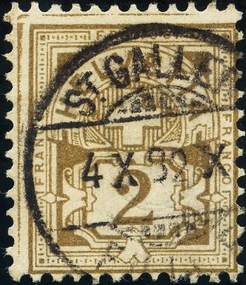 Stamps: 53 - 1882 white paper, KZ A