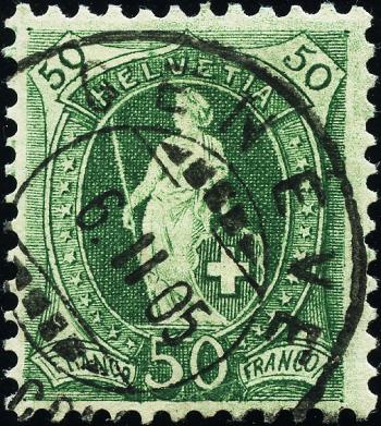 Stamps: 74E - 1901 white paper, 14 teeth, KZ B