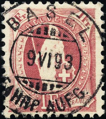 Thumb-1: 71C - 1891, weisses Papier, 13 Zähne, KZ A