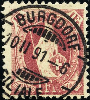 Thumb-1: 71A - 1882, carta bianca, 14 denti, KZ A