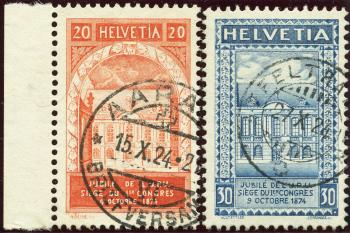 Thumb-1: 167-168 - 1924, 50 anni dell'Unione Postale Universale