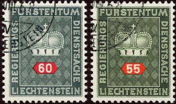 Briefmarken: D46-D47 - 1968 Fürstenkrone