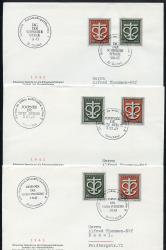 Thumb-4: W19-W21 - 1945, Special stamps for the Swiss donation to those affected by the war