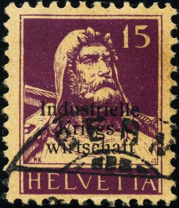 Stamps: IKW5 - 1918 Industrial war economy, printed in thin font