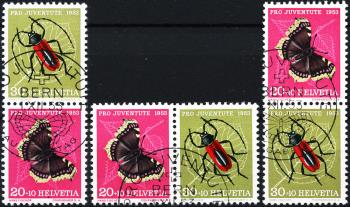 Briefmarken: Z39-Z41 - 1953 Pro Juventute