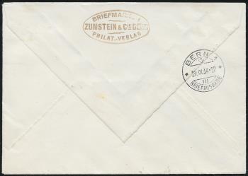 Thumb-2: W1 - 1934, Bloc commémoratif pour l'Exposition nationale du timbre de Zurich