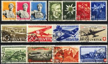Briefmarken: CH1944 - 1944 Jahreszusammenstellung