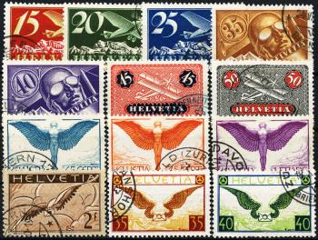 Timbres: F3-F15 - 1923-1929 Diverses représentations