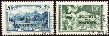 Francobolli: SDN31-SDN32 - 1928-1930 Paesaggi di montagna