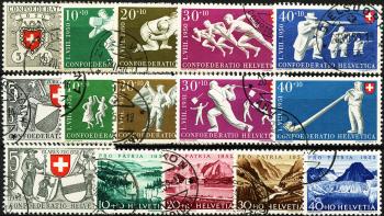 Timbres: B46-B60 - 1950-1952 Diverses éditions