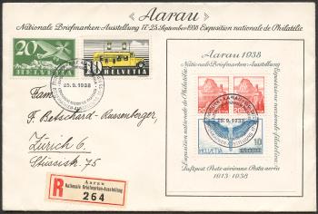 Francobolli: W11 - 1938 Blocco Aarau