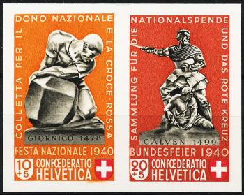 Briefmarken: Z29 - 1940 aus dem Bundesfeierblock I