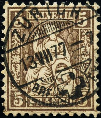 Briefmarken: 30 - 1862 Weisses Papier
