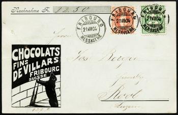 Briefmarken: 68E - 1901 weisses Papier, 14 Zähne, KZ B
