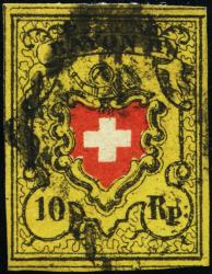 Stamps: 16II.2.23-T33 B1-LO - 1850 Rayon II without cross border