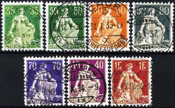 Stamps: 111z-176z - 1933-1934 Fluted chalk paper