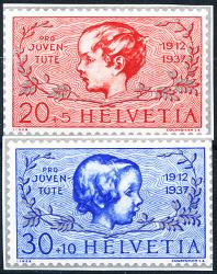 Stamps: J83I-J84I - 1937 Individual items from the jubilee block