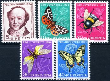 Thumb-1: J153-J157 - 1954, Portrait of J. Gotthelf and pictures of insects