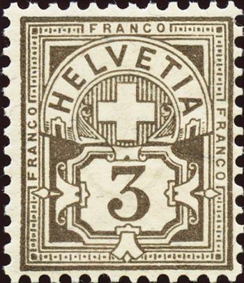 Stamps: 59B - 1894 Fiber paper, KZ B