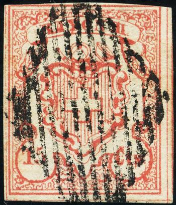 Briefmarken: 19-T7 UR-I - 1852 Rayon III Centimes