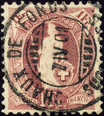 Stamps: 71E - 1900 white paper, 14 teeth, KZ B