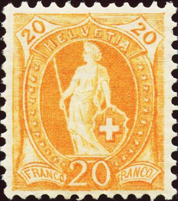 Stamps: 94A - 1907 Fiber paper, 14 teeth, WZ