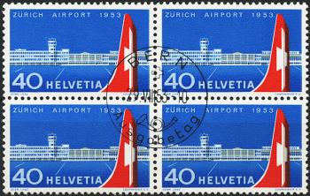 Stamps: 313 - 1953 Inauguration of Zurich Airport