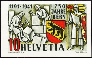 Stamps: 253.1.09 - 1941 750 years of the city of Bern