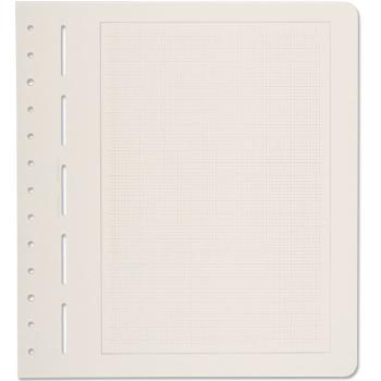 Thumb-1: 304004 - Leuchtturm Neutral album sheets with delicate gray mesh (Primus A)
