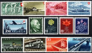Timbres: CH1947 - 1947 compilation annuelle