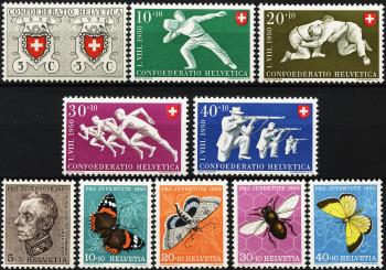 Timbres: CH1950 - 1950 compilation annuelle