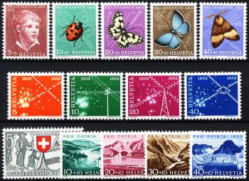 Timbres: CH1952 - 1952 compilation annuelle