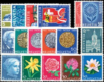 Timbres: CH1964 - 1964 compilation annuelle