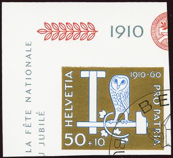 Thumb-1: B101 - 1960, Einzelwert aus Jubiläumsblock III 50 Jahre Bundesfeierspende