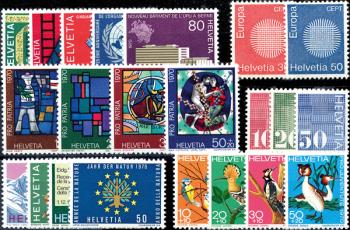 Timbres: CH1970 - 1970 compilation annuelle