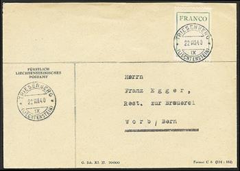 Briefmarken: FZ3 - 1927 Antiquaschrift, einfache Linienfassung, Kreis 19.8 mm