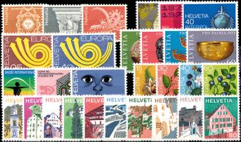 Timbres: CH1973 - 1973 compilation annuelle