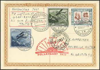 Stamps: ZF155Ca - 24./27. Juli 1931 polar ride