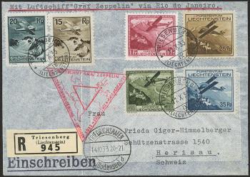 Briefmarken: ZF190B. - 14. Oktober / 2. November 1933 Chicago Dreiecksfahrt