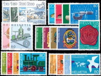 Francobolli: CH1983 - 1983 compilazione annuale