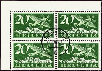 Briefmarken: F4y - 1940 Ausgabe auf gekreidetem Faserpapier
