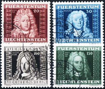 Briefmarken: FL162-FL165 - 1941 Fürstenbilder I